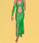 Костюм для танца живота - платье зеленое